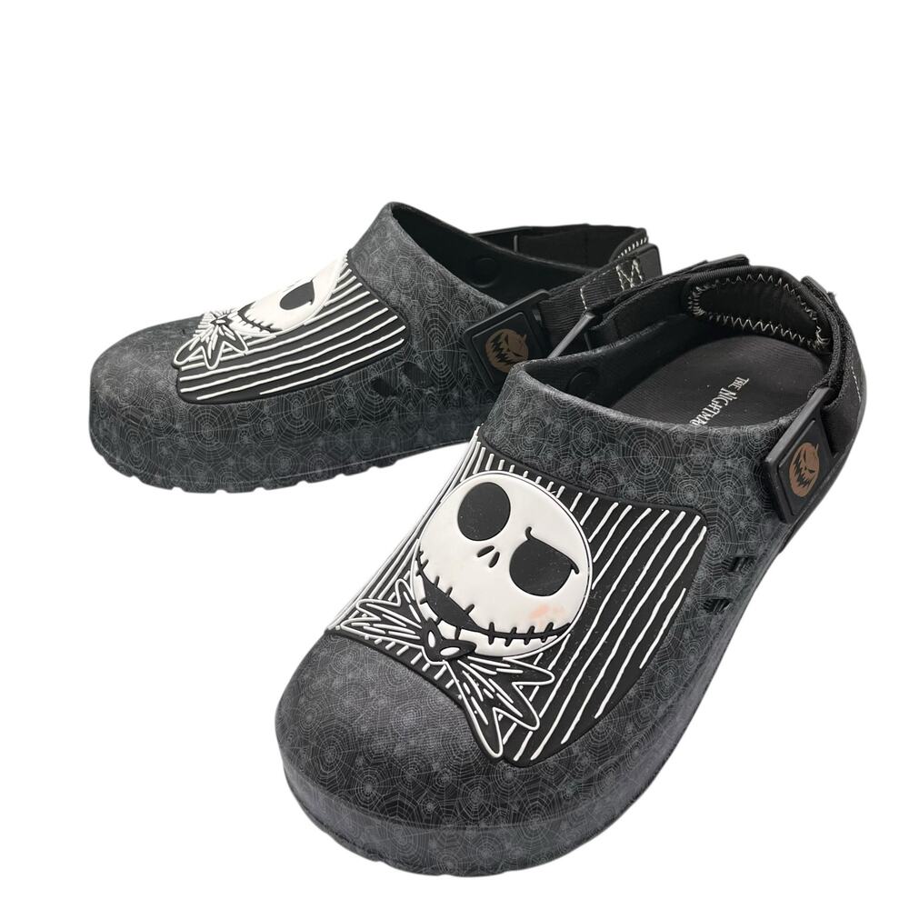 Crocs Jack Skellington Clogs Goth Shoes Men 8 Women 9 Nightmare Before Christmas - Picture 3 of 5